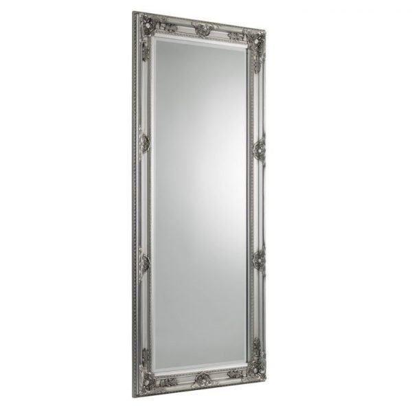 palais pewter lean to mirror