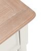 provence 2 drawer coffee table top detail