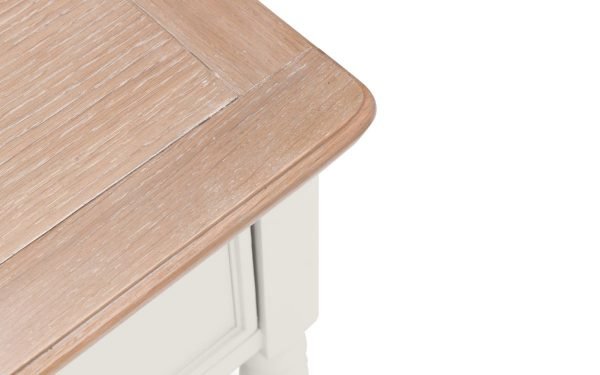 provence 2 drawer coffee table top detail