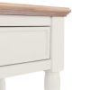 provence 2 drawer console table detail