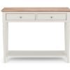 provence 2 drawer console table front