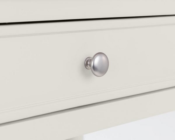 provence 2 drawer console table handle detail