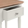provence lamp table drawer detail