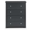 radley anthracite 4 drawer chest front