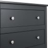 radley anthracite 4 drawer chest top detail