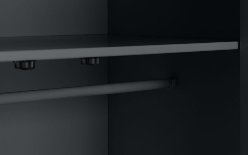 radley anthracite wardrobe hanging detail