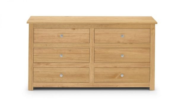 radley pine 6 drawer chest front