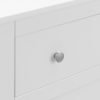 radley white 4 drawer chest detail