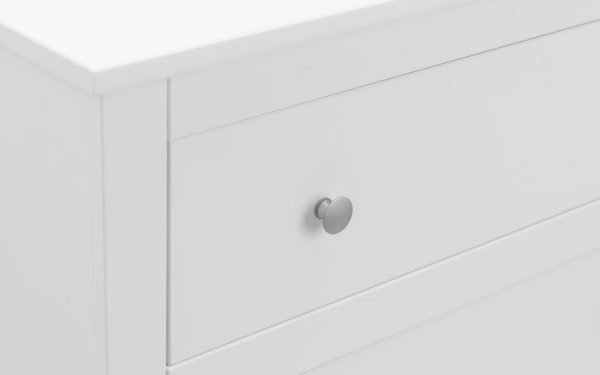 radley white 4 drawer chest detail