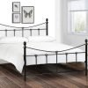 rebecca bed black gold roomset