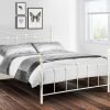 rebecca bed stone white roomset