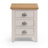 richmond 3 drawer bedside front