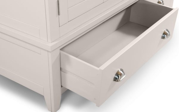 richmond grey drawer detail open