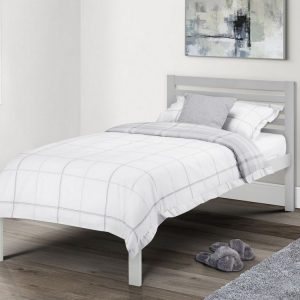 slocum bed 90cm grey roomset