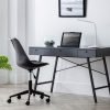 trianon grey desk erika chair roomset