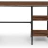 tribeca desk front walnut