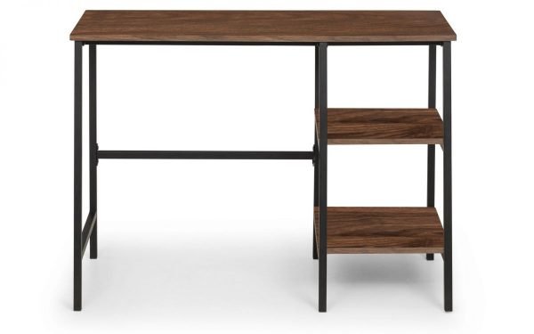 tribeca desk front walnut