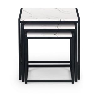 tribeca marble nest of tables front
