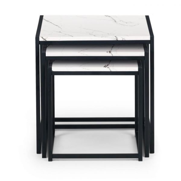 tribeca marble nest of tables front