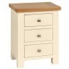 DPTPI painted drawer bedside bedroom storage oak top ivory x c default ()