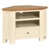 DPTPI painted corner TV unit entertainment living room oak top ivory x c default