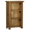 Devonshire Rustic Oak 3 Narrow Bookcase