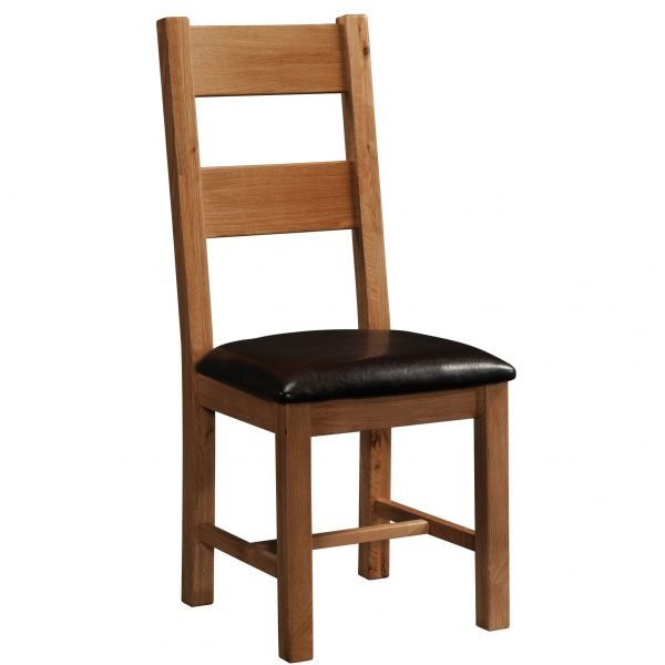 Devonshire Rustic Oak Ladder Back Chair