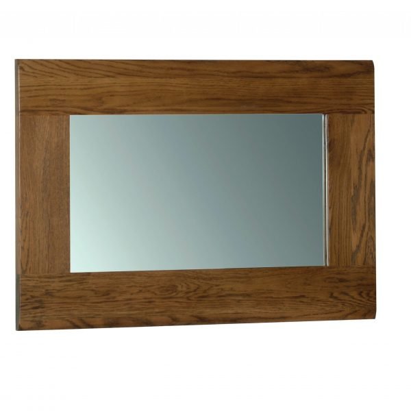 Devonshire Rustic Oak Wall Mirror scaled
