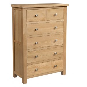 Medium oak chest discount of drawers