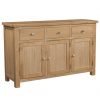 Dorset Oak 3 Door Sideboard