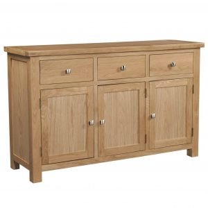 Dorset Oak 3 Door Sideboard