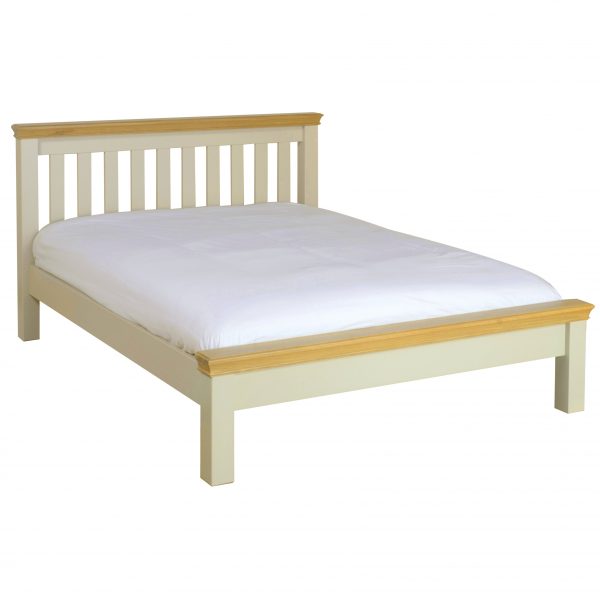 Lundy King Size Bed- Ivory