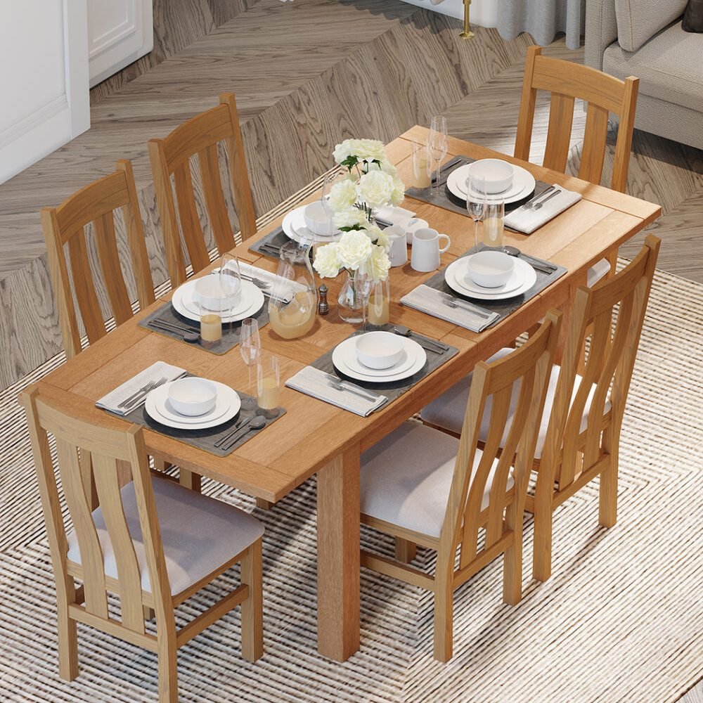 Large Extendable Dining Table