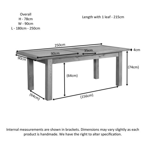 Large Extendable Dining Table