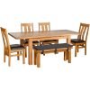 Large Oak Bench