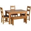 Large Oak Bench