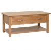 New Oak Coffee Table With Drawers