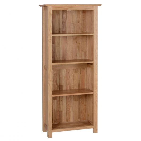 New Oak Narrow Bookcase scaled