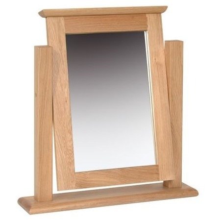 New Oak Single Dressing Table Mirror