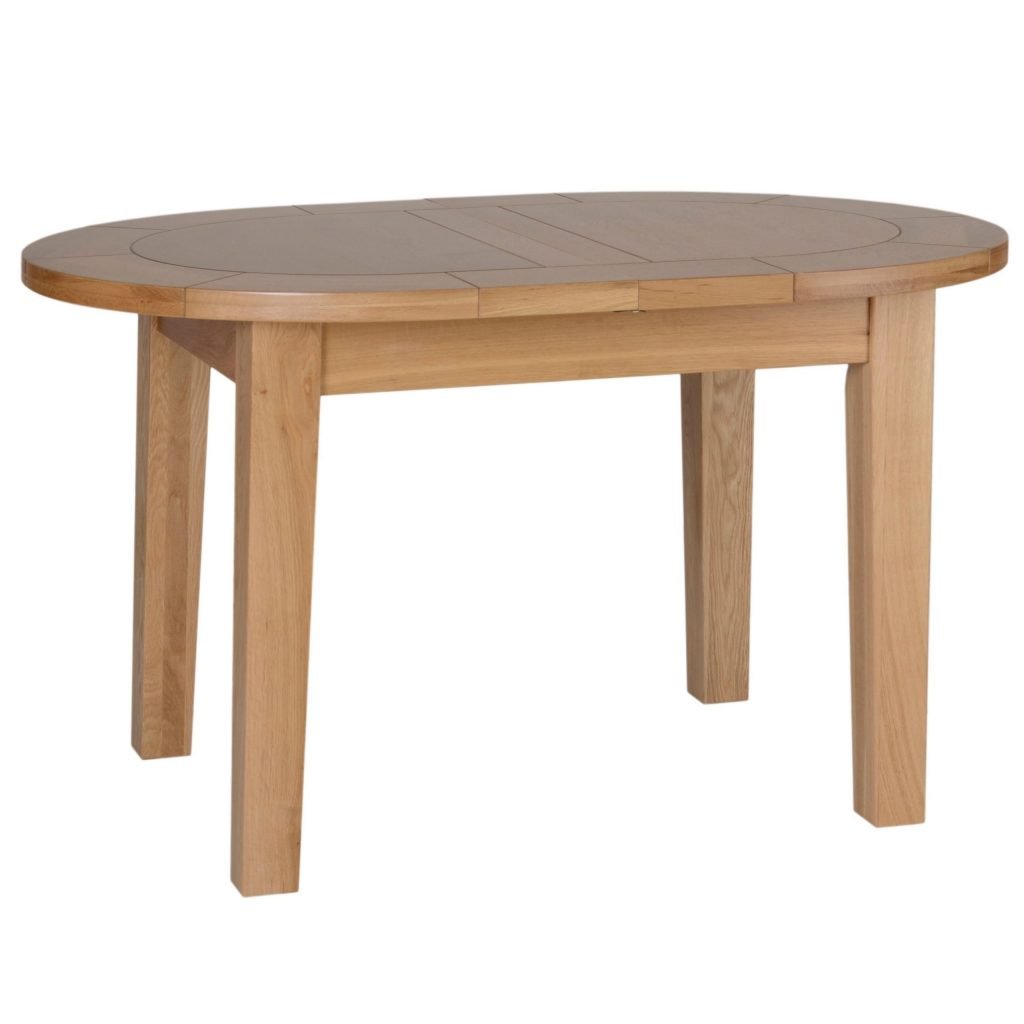 Norma Oak Small Extending Dining Table Only Oak Furniture