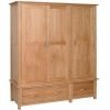 New Oak Triple Wardrobe