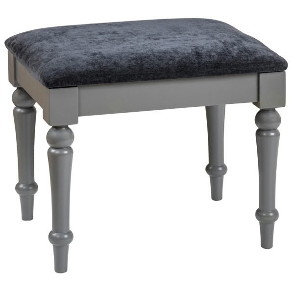 PEB023 stool dressing table bedroom painted grey
