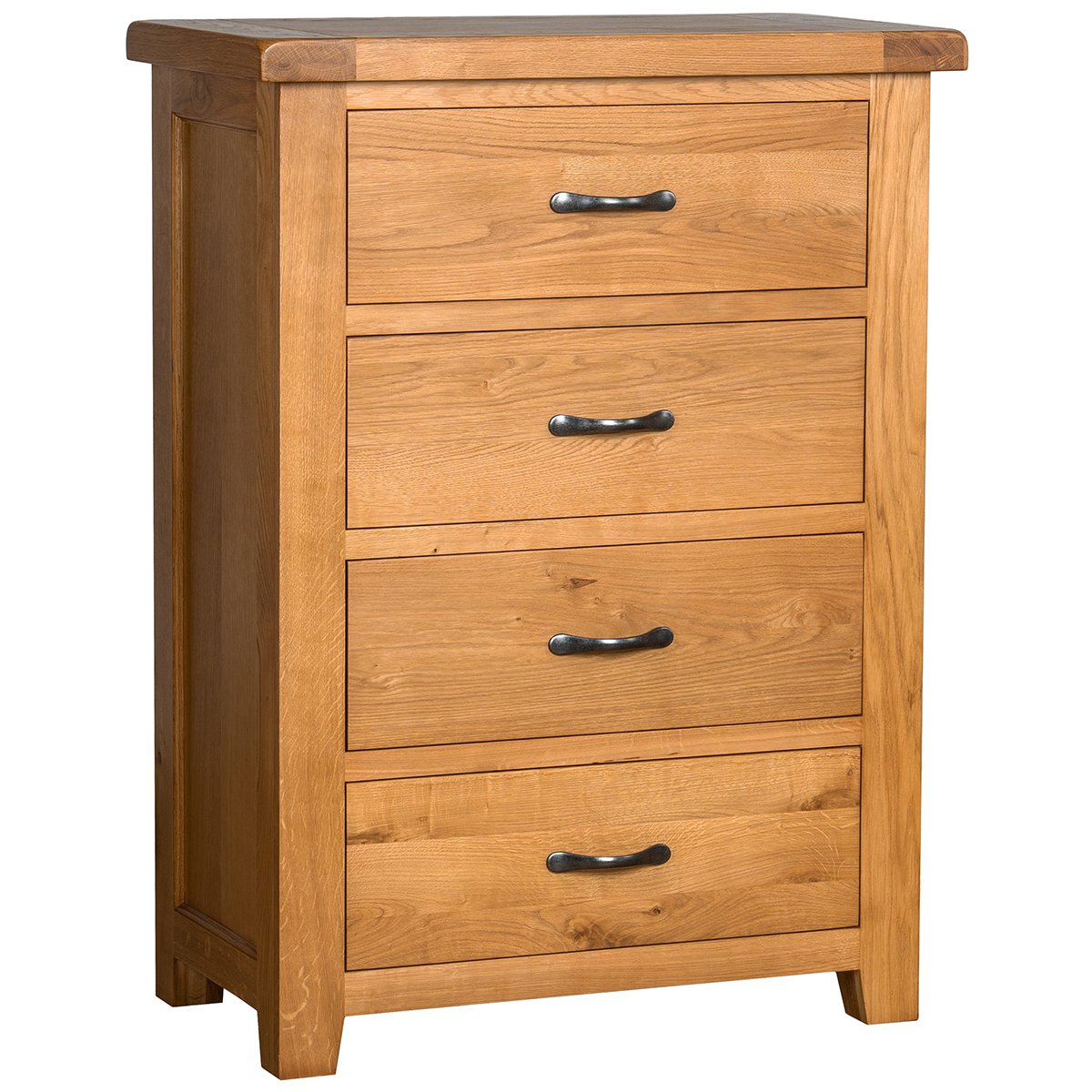 Sagitta Oak 4 Drawer Chest