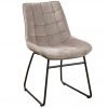 Soft Faux Leather Upholstered Chair - Mink