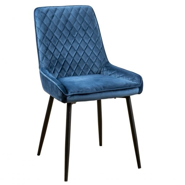 Soft Touch Diamond Back Chair Blue scaled