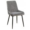 Soft Touch Diamond Back Chair Grey