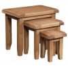 Somerset Oak Nest Of Tables