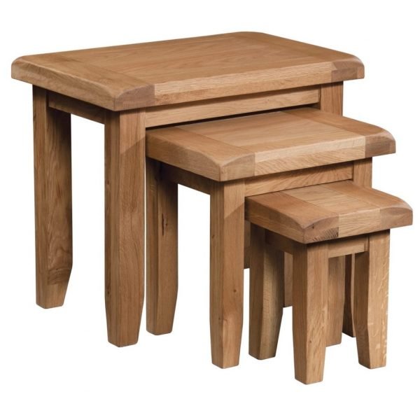 Somerset Oak Nest Of Tables