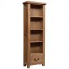 Somerset Oak Tall Narrow Bookcase