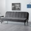 miro grey velvet closed roomset